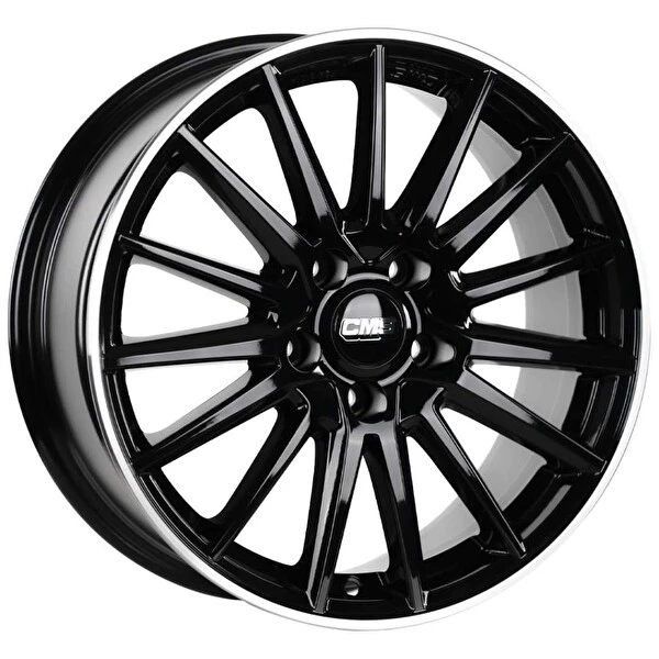 CMS Cms-1036-01 7.5x17"-5x112 Et40 66.5 Diamond Rim Black Gloss Jant 4 Adet Jantlar & Jant Aksesuarları Fiyatı