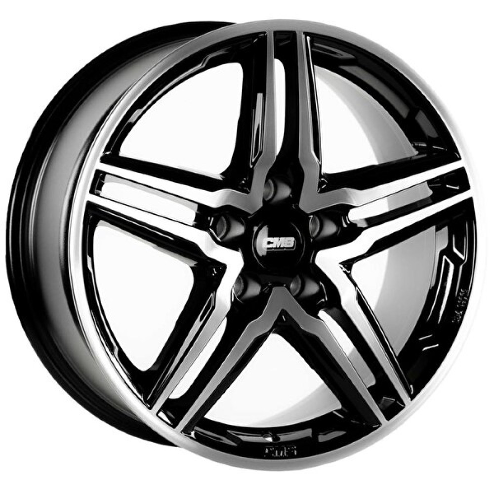 CMS CMS -1221-04 7.5x17"-5x100 Et47 57.1 Diamond Black Gloss Jant 4 Adet Jantlar & Jant Aksesuarları Fiyatı