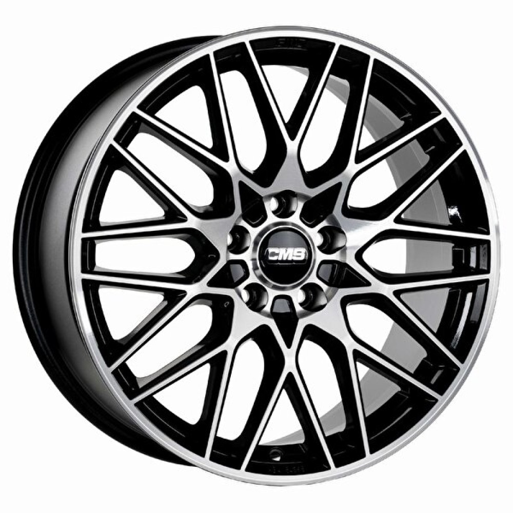 CMS Cms-1447-01 8.0x18"-5x112 Et46 57.1 Diamond Black Gloss Jant 4 Adet Jantlar & Jant Aksesuarları Fiyatı