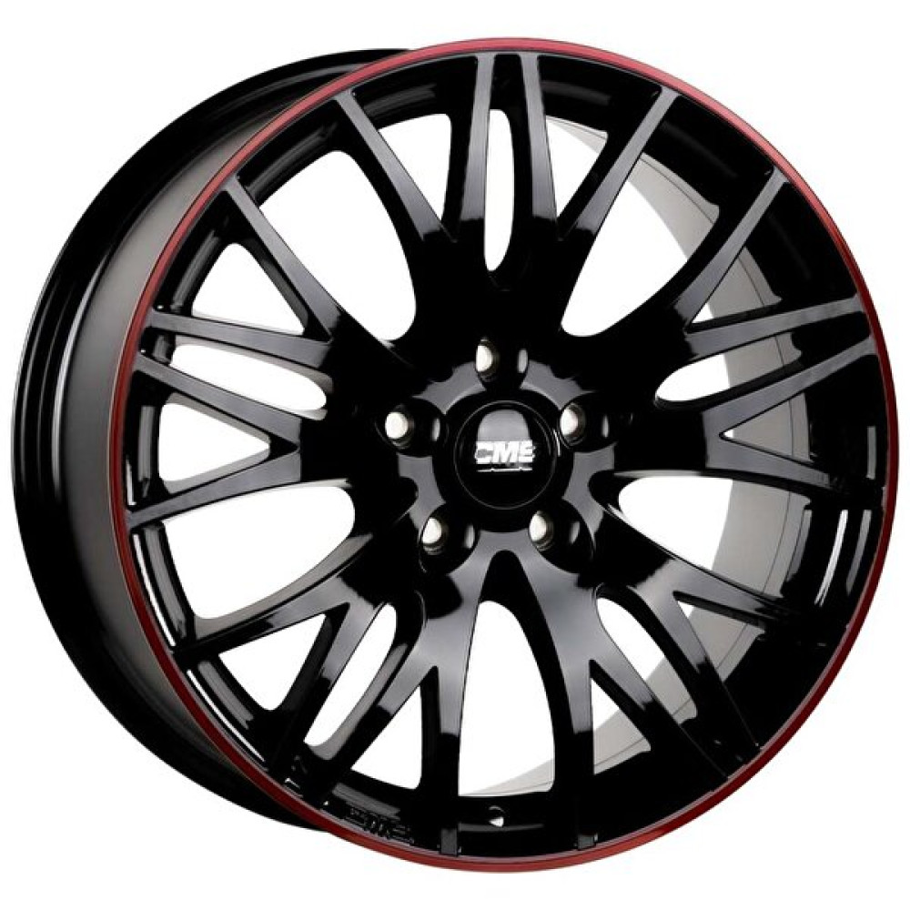 CMS Cms-428-05 7.5X17"-5X120 Et35 72.5 Black Red Gloss Jant 4 Adet Jantlar & Jant Aksesuarları Fiyatı