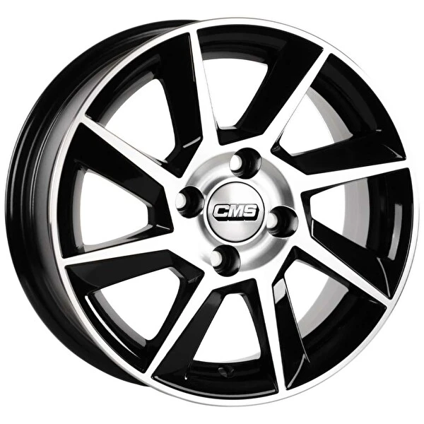 CMS Cms-831-01 6.0x14"-4x100 Et35 67.2 Diamond Black Gloss Jant 4 Adet Jantlar & Jant Aksesuarları Fiyatı