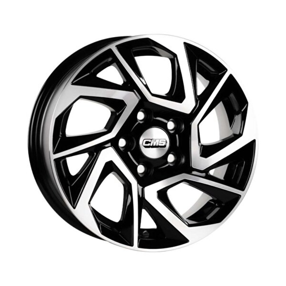 CMS Cms-999-05 6.5x16"-5x112 Et45 72.6 Diamond Black Gloss Jant 4 Adet Jantlar & Jant Aksesuarları Fiyatı