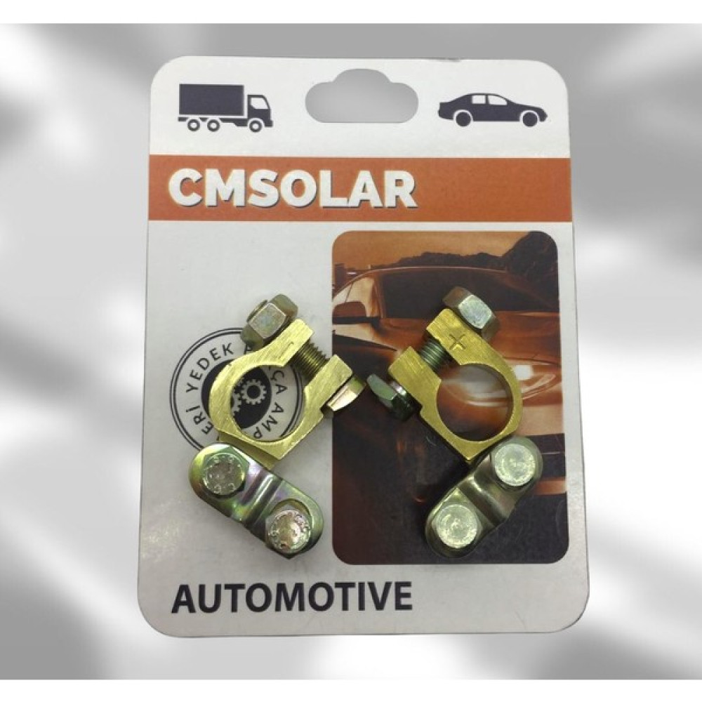 Cmsolar Akü Kutup Başı Artı Eksi Set Akü Takviye Kablosu Fiyatı