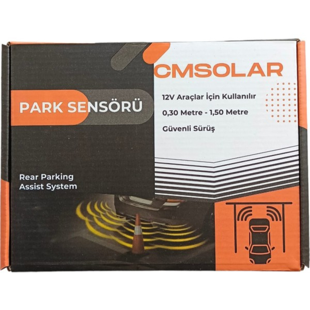 Cmsolar Park Sensörü 18MM Beyaz Ses Ikazlı (Buzerli) Oto Elektroniği Fiyatı