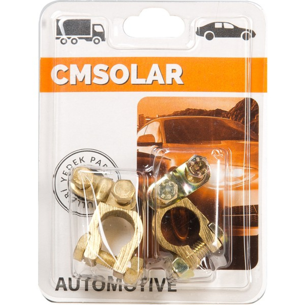 Cmsolar Sarı Kutupbaşı Takım Artı Eksi Akü & Akü Malzemeleri Fiyatı