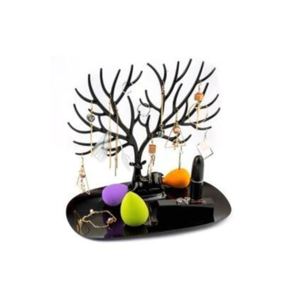 CMT Geyik Tasarımlı Siyah Takı Standı Yüzük Küpe Kolye Askılığı Mücevher Organizer Askı Eşya Saklama / Düzenleme Fiyatı