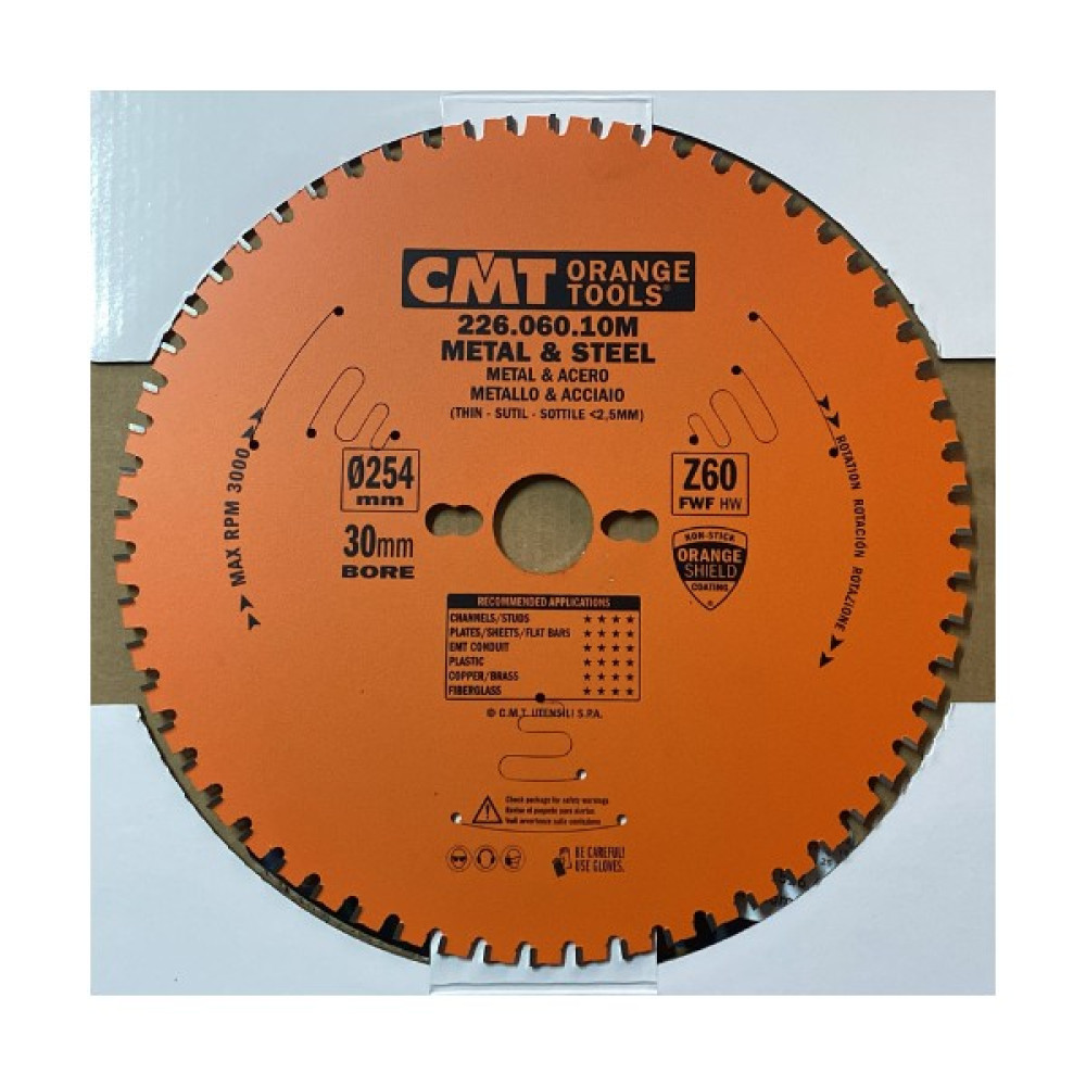 Cmt Orenge Tools Metal&steel 226.060.10M 254X2.2X30 Z60 Oto Boyaları Fiyatı