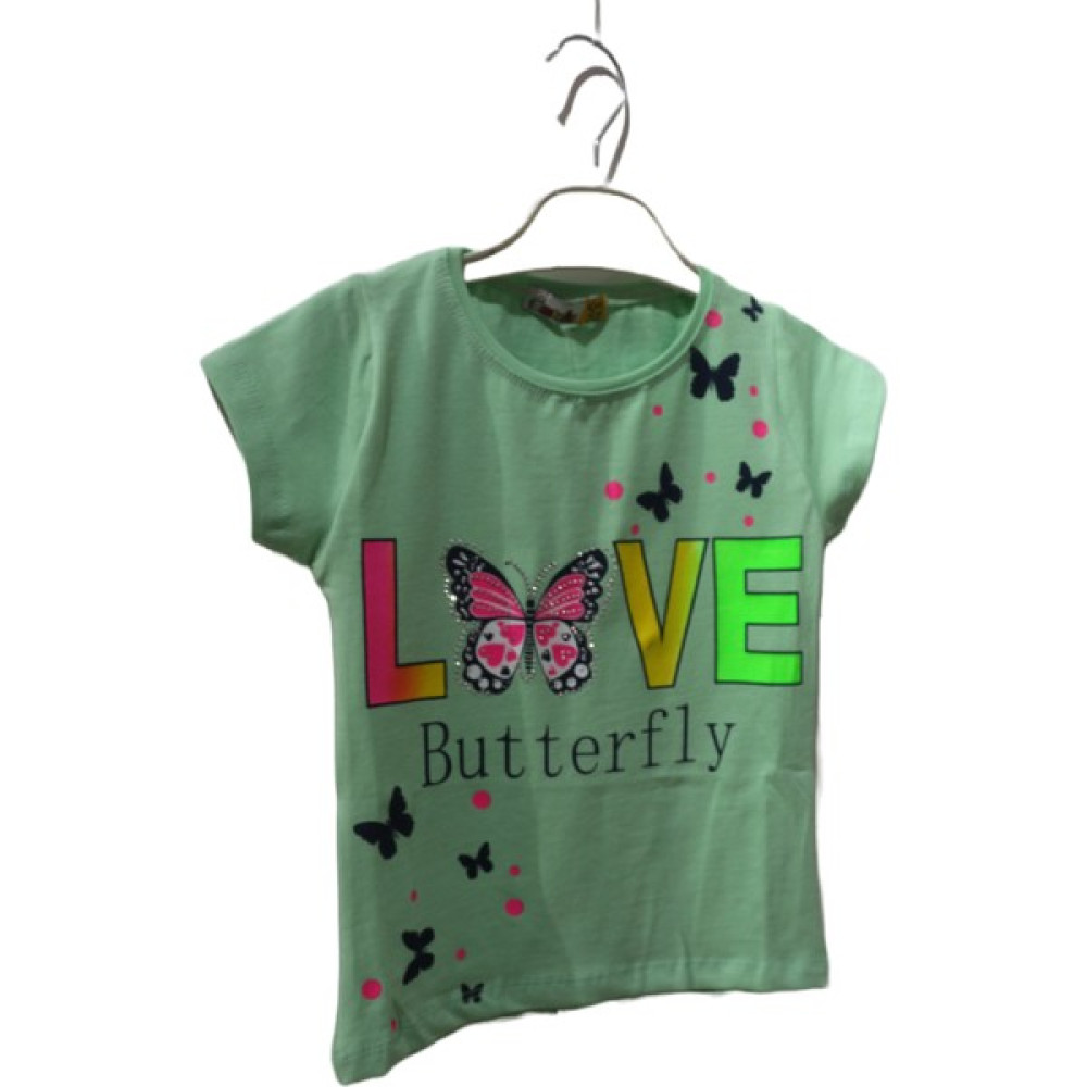 Cmteks Kız Çocuk Kelebek Tişört Kız Çocuk T-shirt Fiyatı