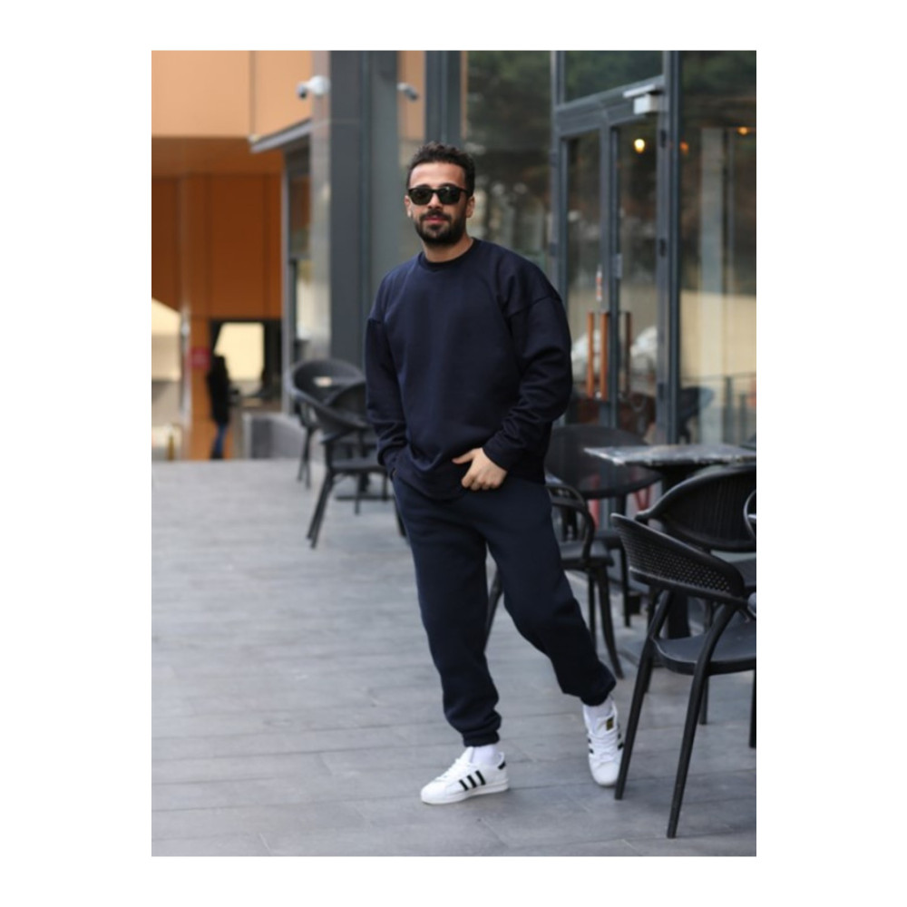 CMZ COLLECTİON Cmz 2 Iplik Siyah Eşofman Takımı L/XL Beden Kadın Eşofman Fiyatı