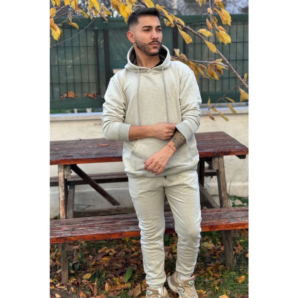 CMZ COLLECTİON SOFT gri 3 iplik kalın eşofman takımı L Beden Kadın Eşofman Fiyatı