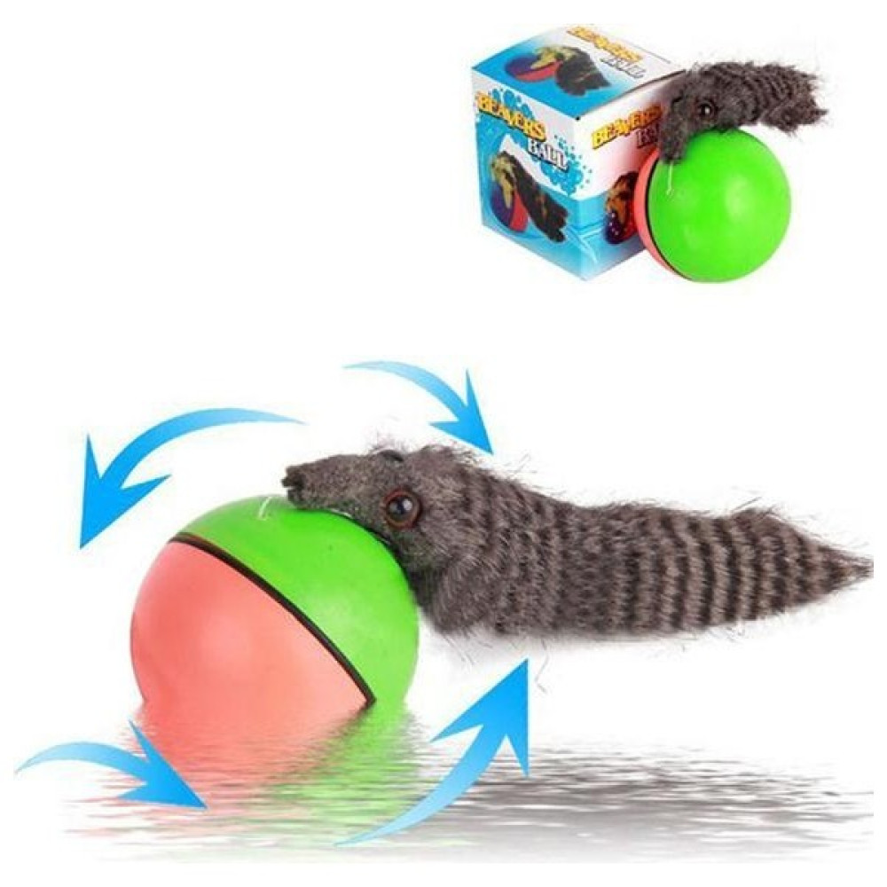 Cnc Pet Beavers Ball Hareketli Sesli Peluş Toplu Fare Pilli Kedi Oyuncağı Oto Boyaları Fiyatı