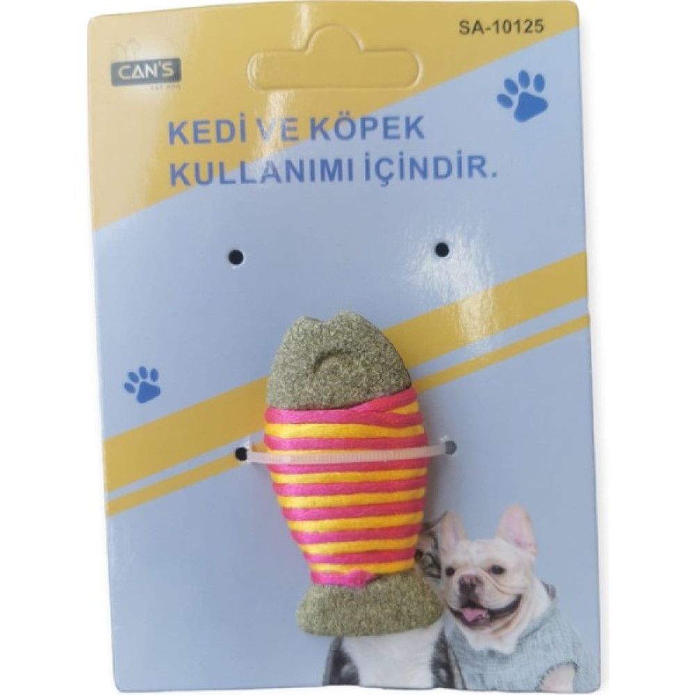 Cnc Pet Cans Ip Sarılı Kedi Otlu Catnipli Balık Kedi Oyuncağı 7 x 3 cm Evcil Hayvan Ürünleri Fiyatı