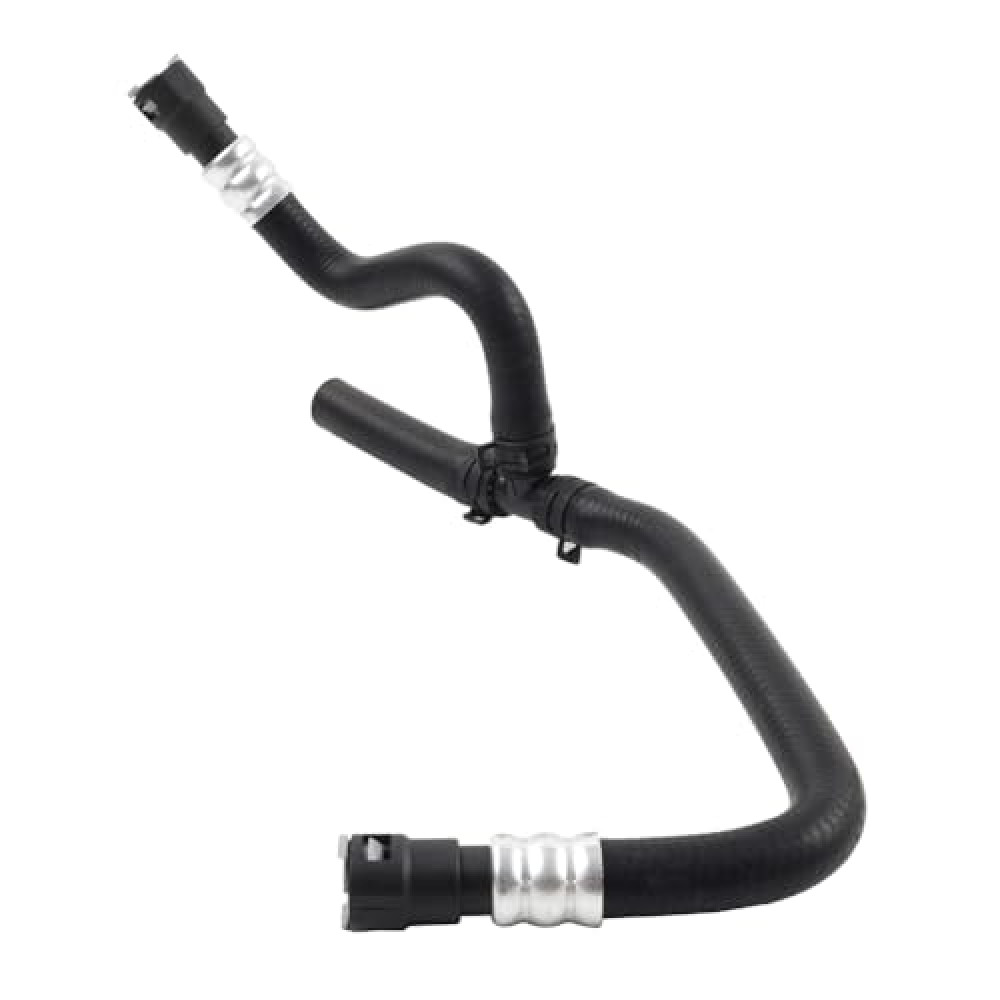 Cnfang4 1 Pc Front ABS + Rubber + Aluminum Radiator Hoses Engine Heater Outlet Heater Hoses Black for Chevrolet Traverse 2009-2017