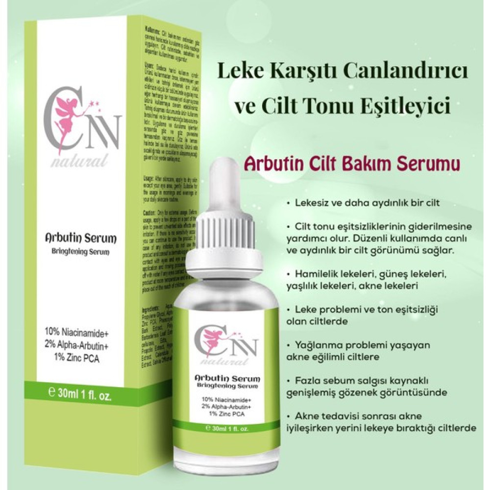 Cnn Arbutin Serum Anti-Aging / Yaşlanma Karşıtı Fiyatı