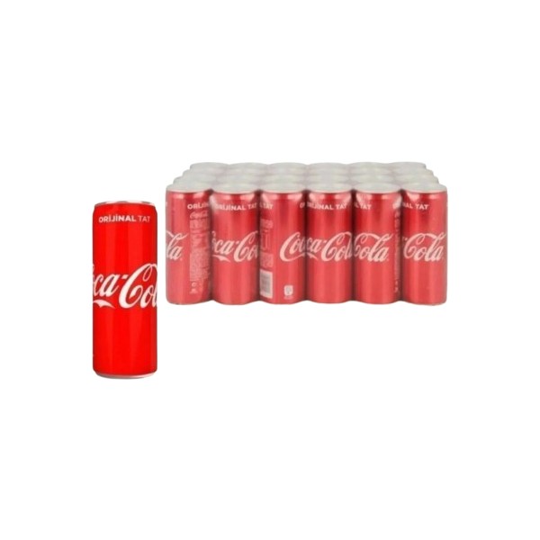 Coca-Cola 330 ml 24'lü Paket Ferahlatıcı Lezzet ve Kafein İçeren İçecek - Metal Filtre Diğer Fiyatı