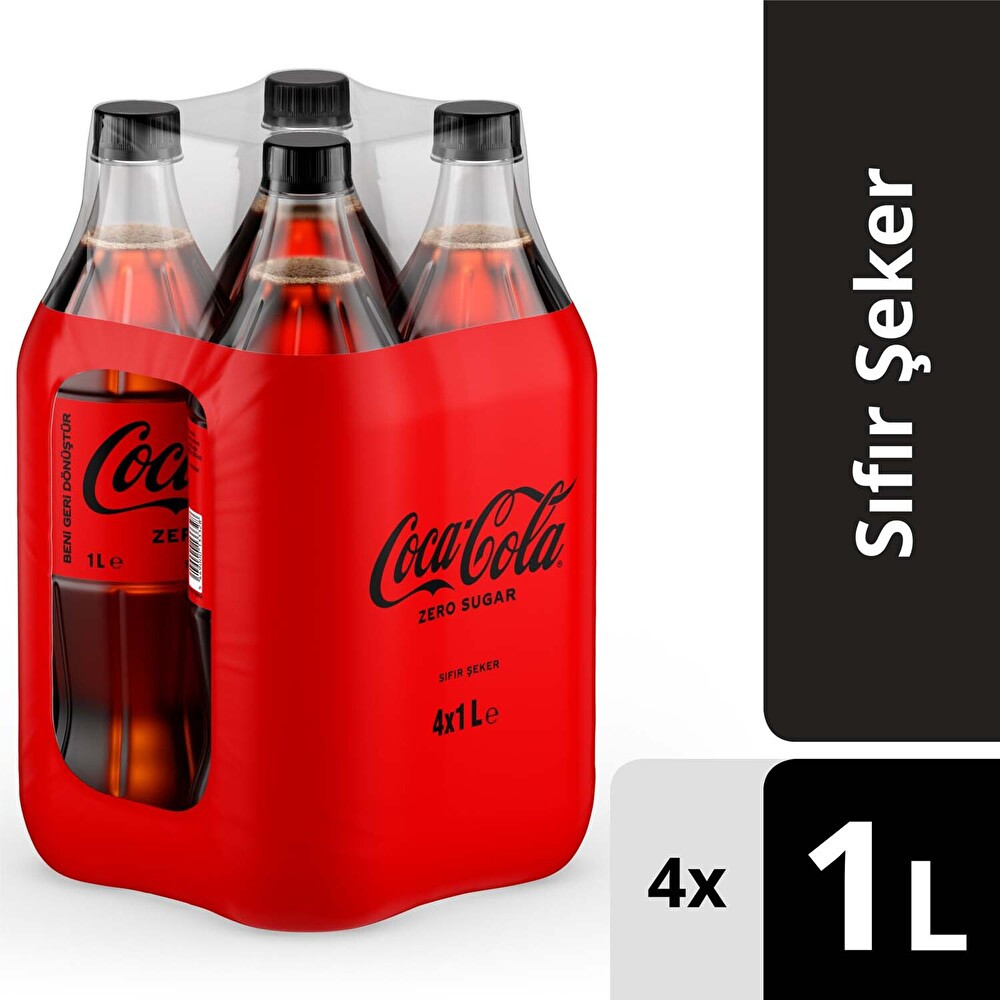 Coca-Cola Zero Sugar 4X1 L Pet Gazlı İçecek Fiyatı
