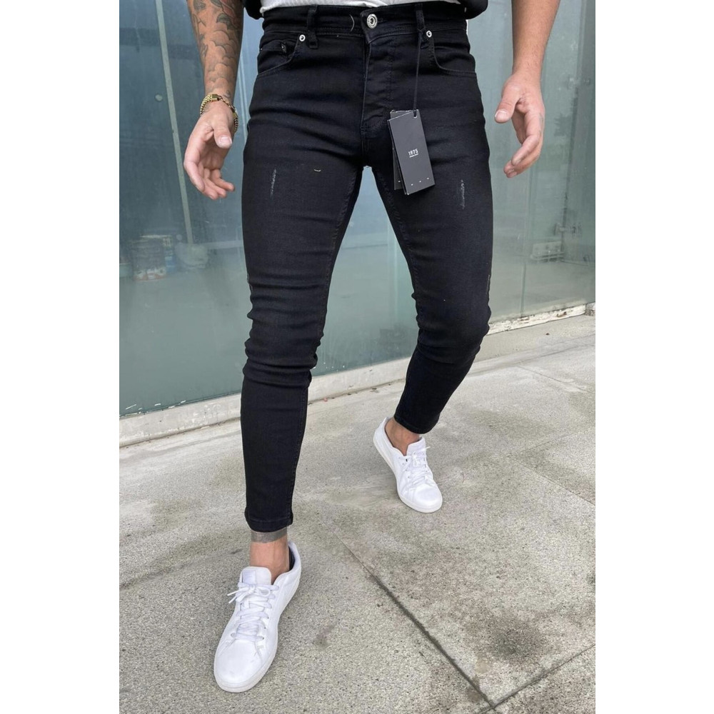 Cocers Erkek Siyah Slim Fit Likralı Lazerli Kot Pantolon 34 Beden Bayan Jeans / Kot Pantolon Fiyatı