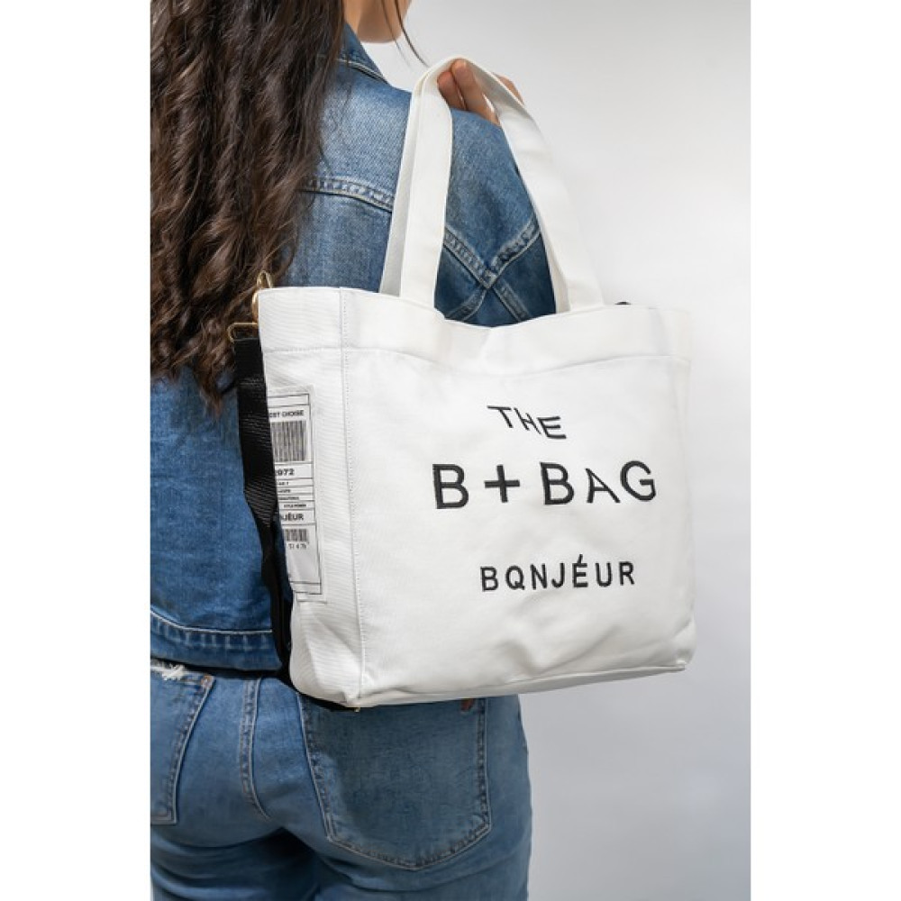 Cochines The B+Bag Uzun Askılı Kanvas Kumaş Omuz Çantası Bayan Çanta ve Cüzdan Fiyatı