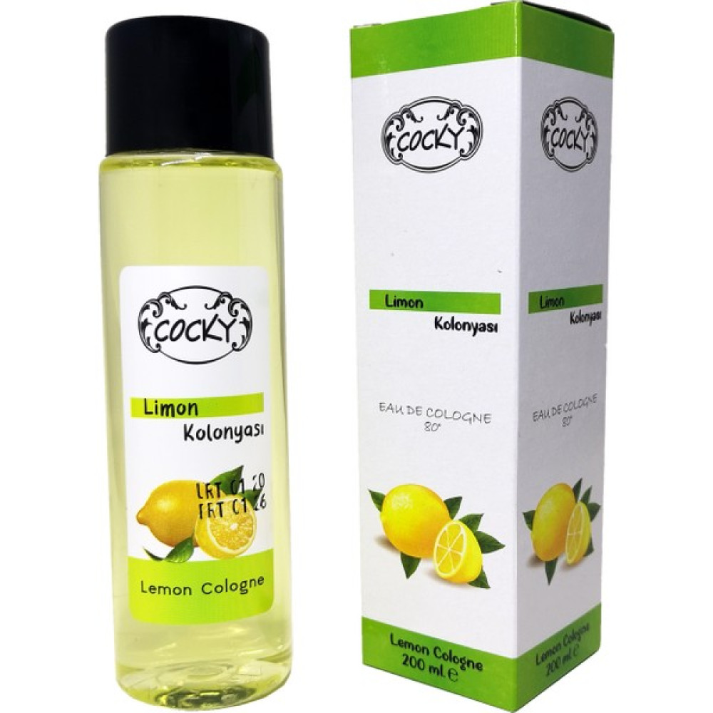 Cocky Limon Kolonyası 200 ml 80 Derece Kolonya & Gülsuyu Fiyatı