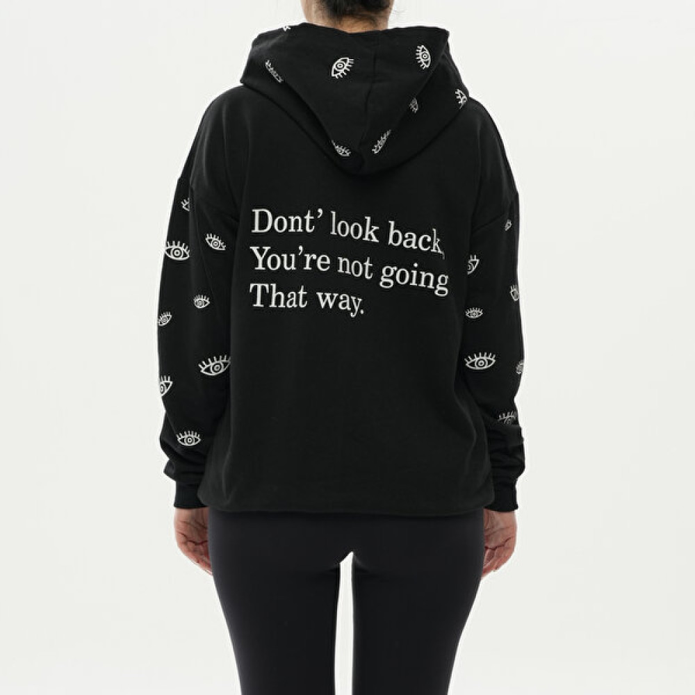 Coco Boutıque Siyah,göz Desenli Sweatshırt Kız Çocuk Sweatshirt Fiyatı