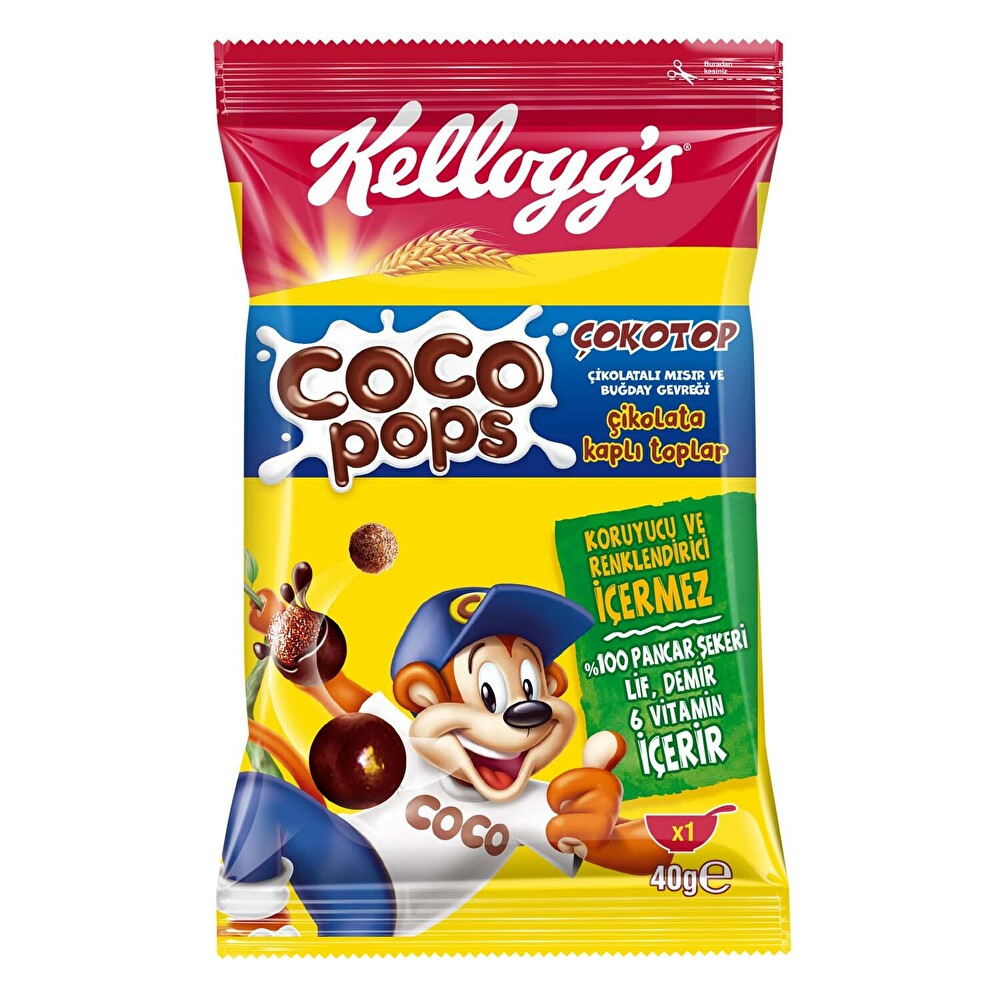 Coco Pops Çokotop Topları 40 gr Kahvaltılık Gevrek Fiyatı