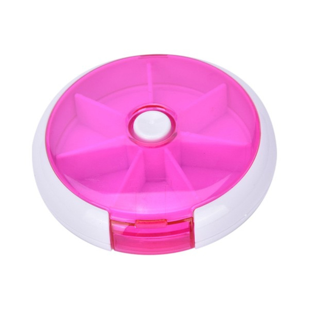 Cocomall 3pcs Haftalık 7 Gün Tablet Hap Kutusu Tutucu Dispenser Depolama Taşınabilir 7 Izgaralar Dönen Organizatör Konteyner Kılıfı Seyahat Için (Y... Banyo Dolabı / Mobilyası Fiyatı
