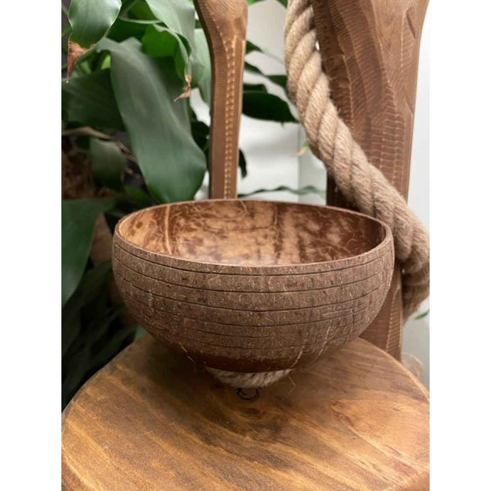 Coconut Products Jumbo Özel Tasarım Hindistan Cevizi Kase Ve Kase Altlığı - Coconut Bowl - Bowl Kasesi - Çerezlik Kase Fiyatı