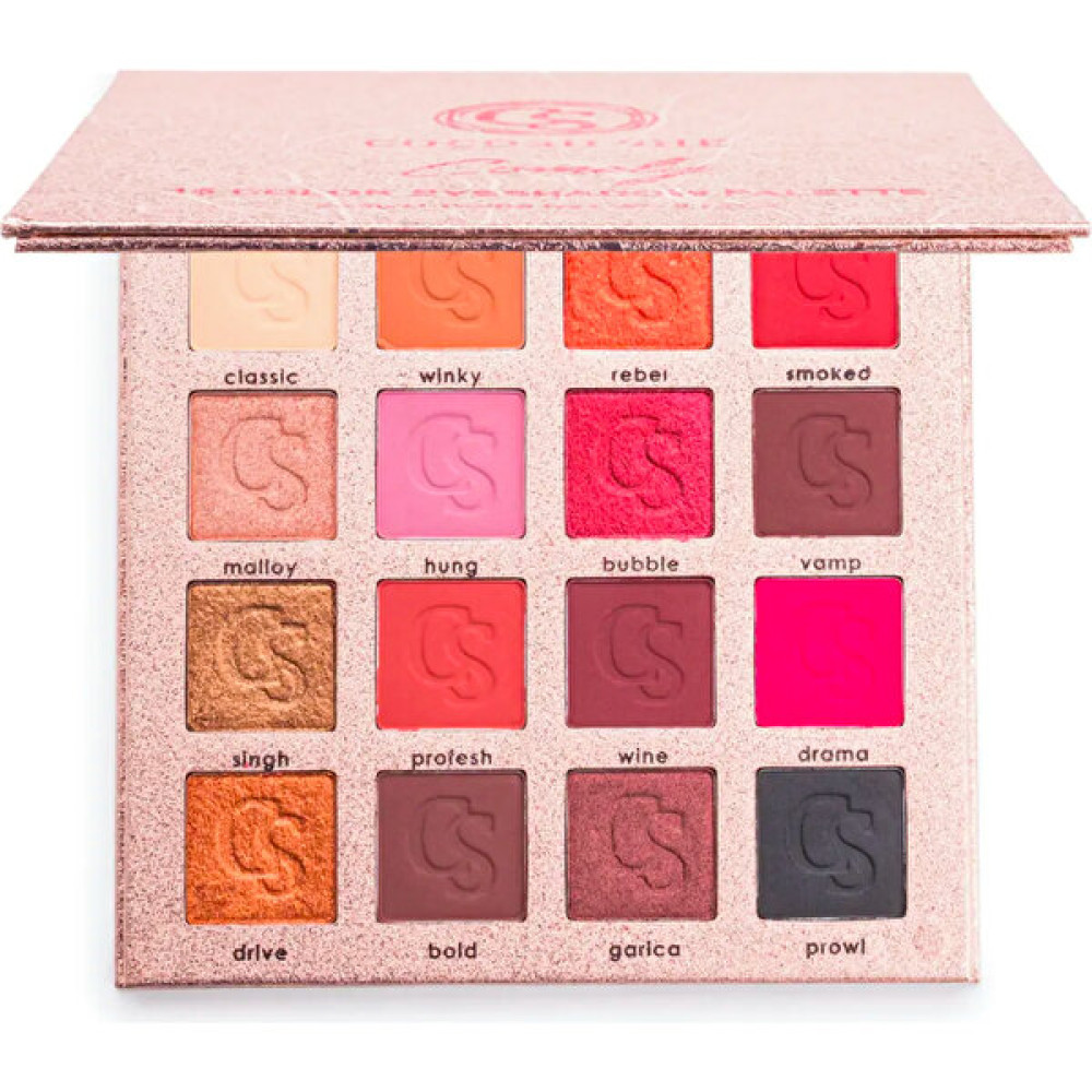 Cocosh She Comely Eyeshadow 16 Renk Far Paleti, Yüksek Pigmentasyon, Topaklanmaz, Kolay Dağılım Göz Farı Fiyatı