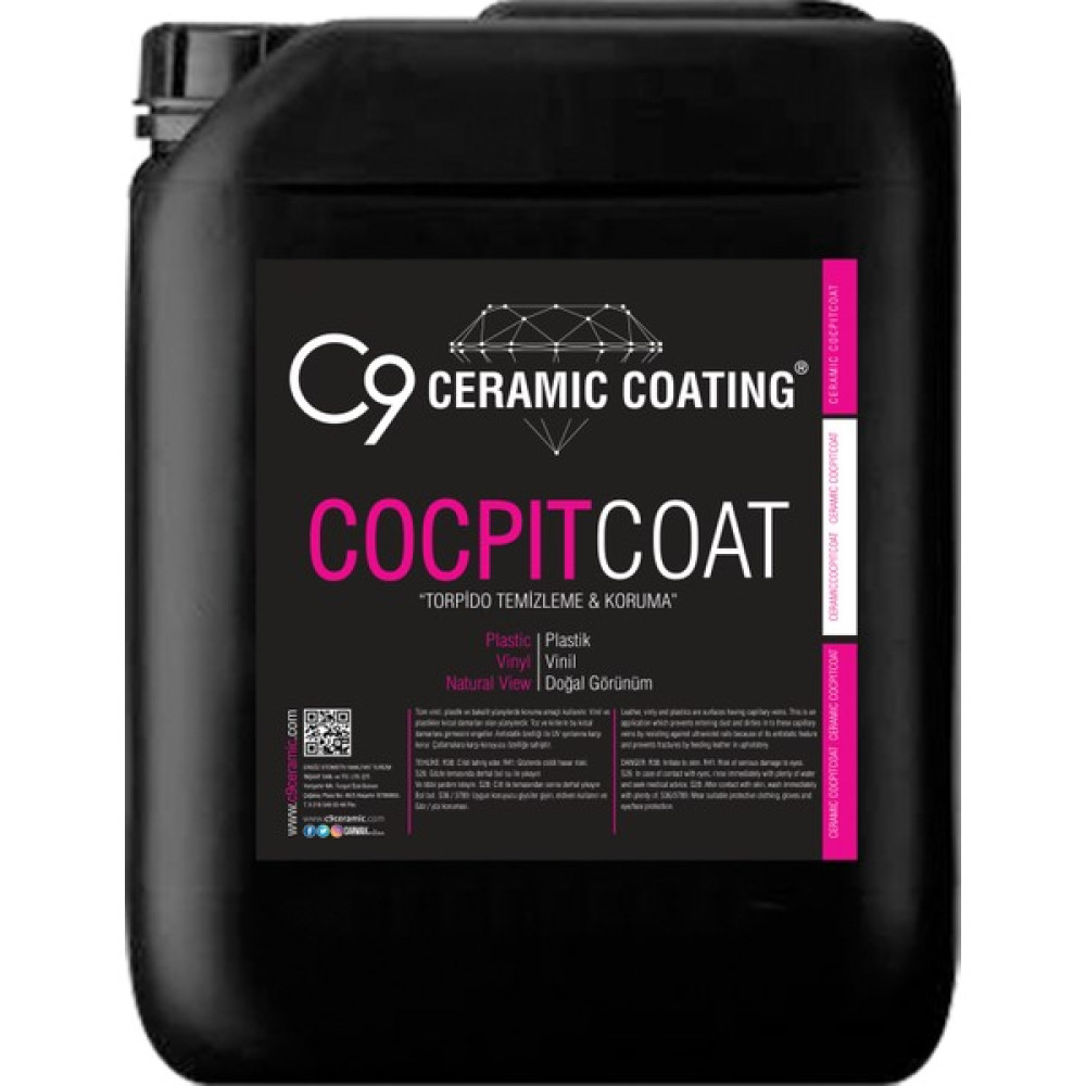 Cocpit Coat - Torpido Temizleyici 5 Lt Torpido Bakımı Fiyatı