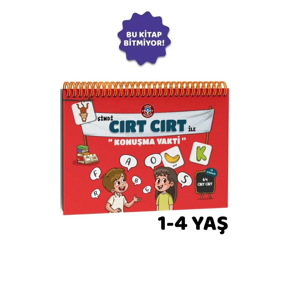 Çocuk Akademi Şimdi Cırt Cırt Ile Konuşma Vakti Etkinlik Kitabı Aktivite & Eğitici Kitaplar Fiyatı