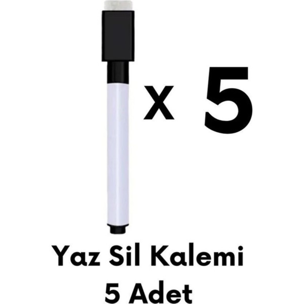 Çocuk Akademi Yaz Sil Kalemi 5 Adet Yazı Tahtası Kalemi Fiyatı