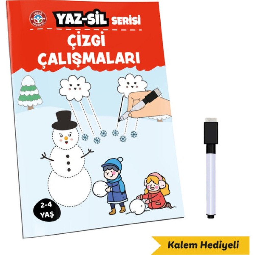 Çocuk Akademi Yaz Sil Serisi- Çizgi Çalışmaları - Özlem Durhat Çocuk Masal Fiyatı