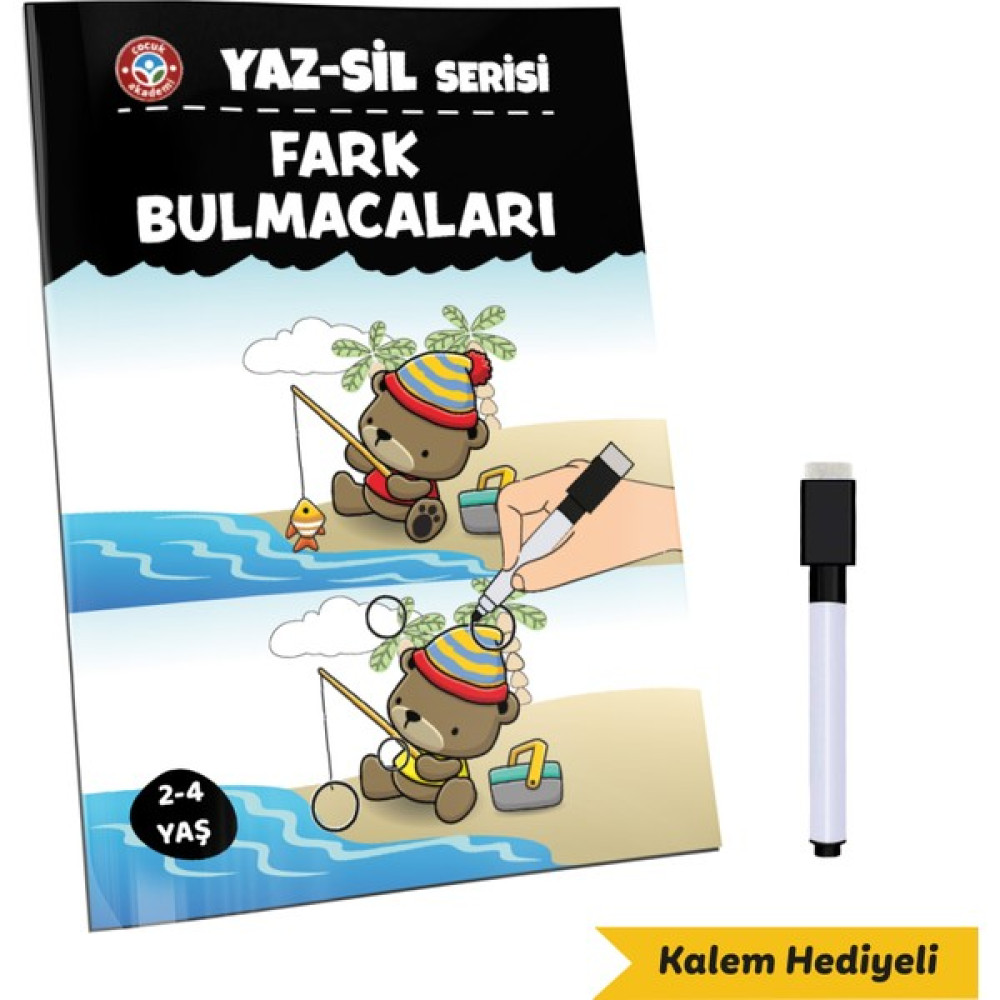Çocuk Akademi Yaz Sil Serisi- Fark Bulmacaları - Özlem Durhat- Feyzanur Ak Güney Çocuk Öykü Fiyatı