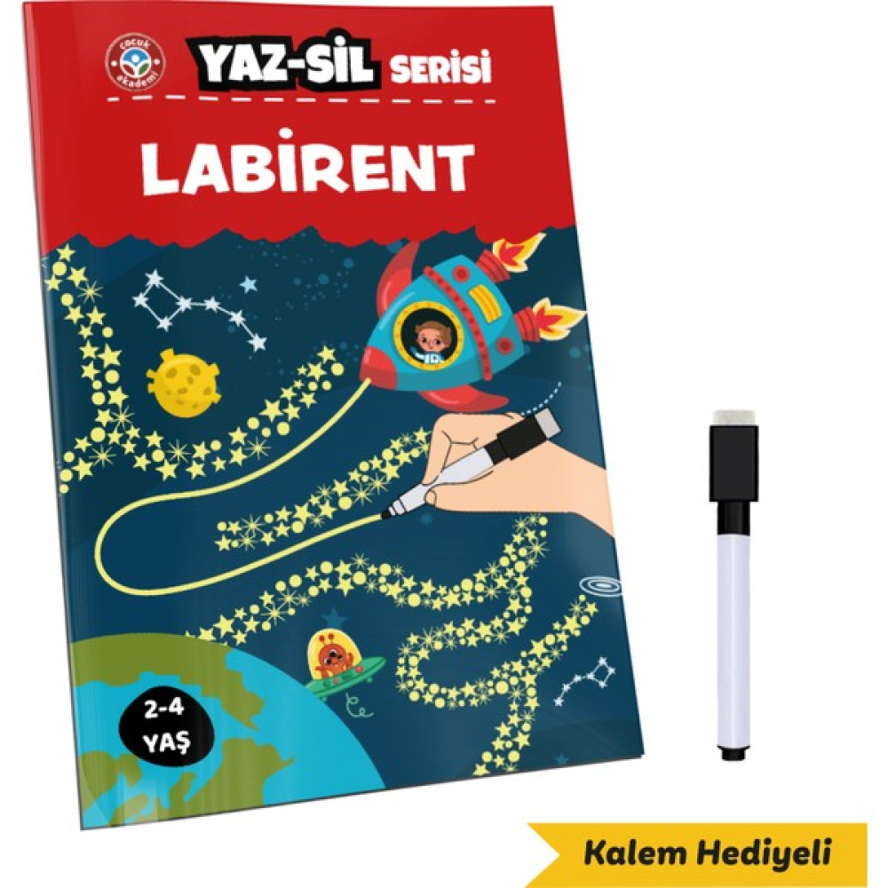 Çocuk Akademi Yaz Sil Serisi- Labirent - Özlem Durhat Çocuk Masal Fiyatı