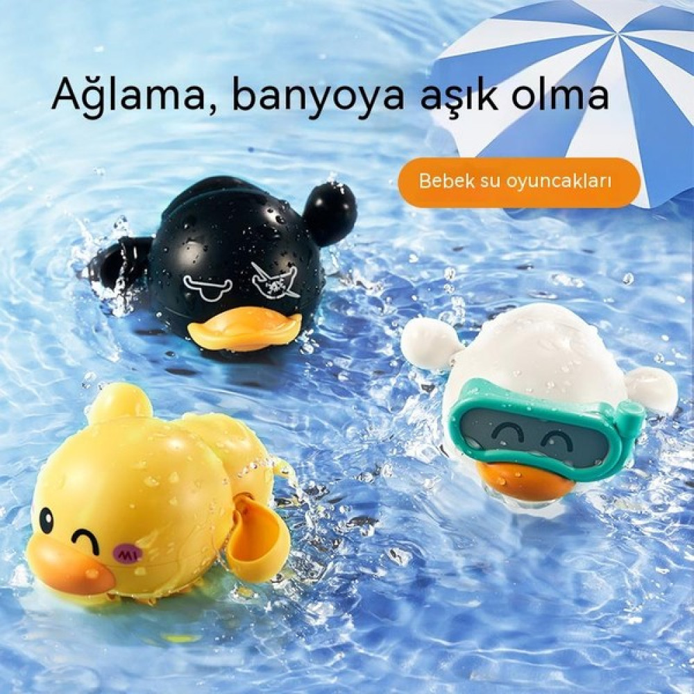 Çocuk Banyosu Yüzme Ördek Oyuncak Bebek Banyosu (Yurt Dışından) - 02-Sarı Oyuncak Fiyatı