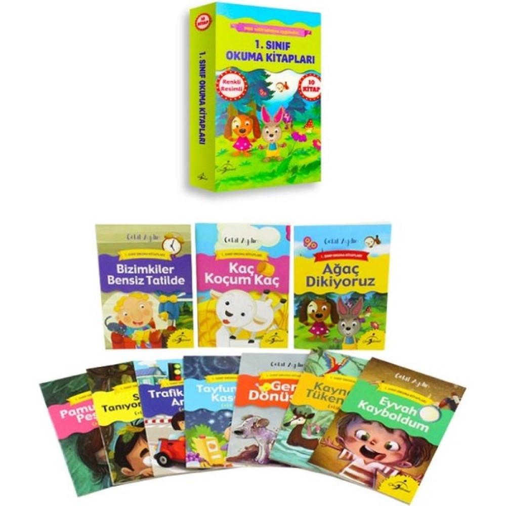Çocuk Gezegeni 1. Sınıf Okuma Kitapları Seti - 10 Kitap - 320 Sayfa Çocuk Öykü Fiyatı