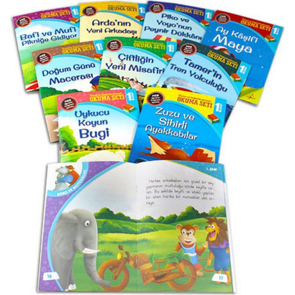 Çocuk Gezegeni 1. Sınıf Ölçme ve Değerlendirmeli Okuma Seti - 10 Kitap Çocuk Öykü Fiyatı