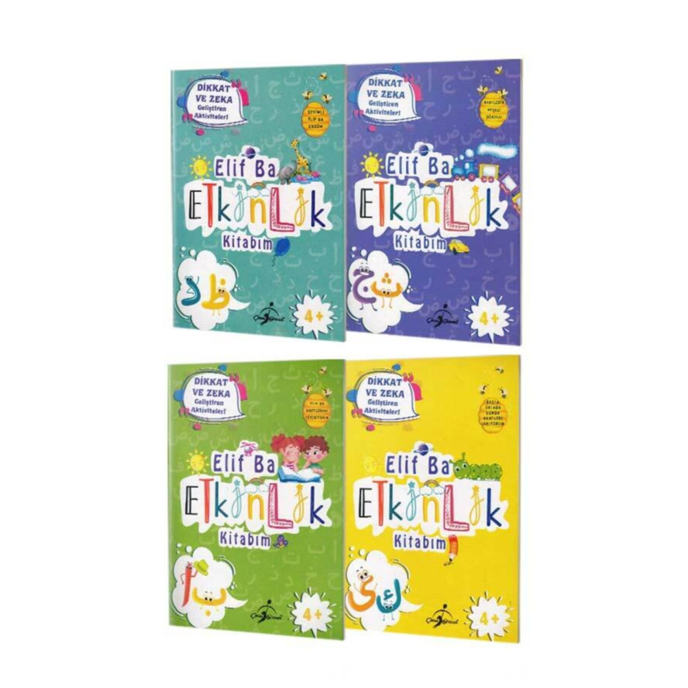 Çocuk Gezegeni Elif Ba Etkinlik Kitabım Seti 4 Kitap Aktivite & Eğitici Kitaplar Fiyatı