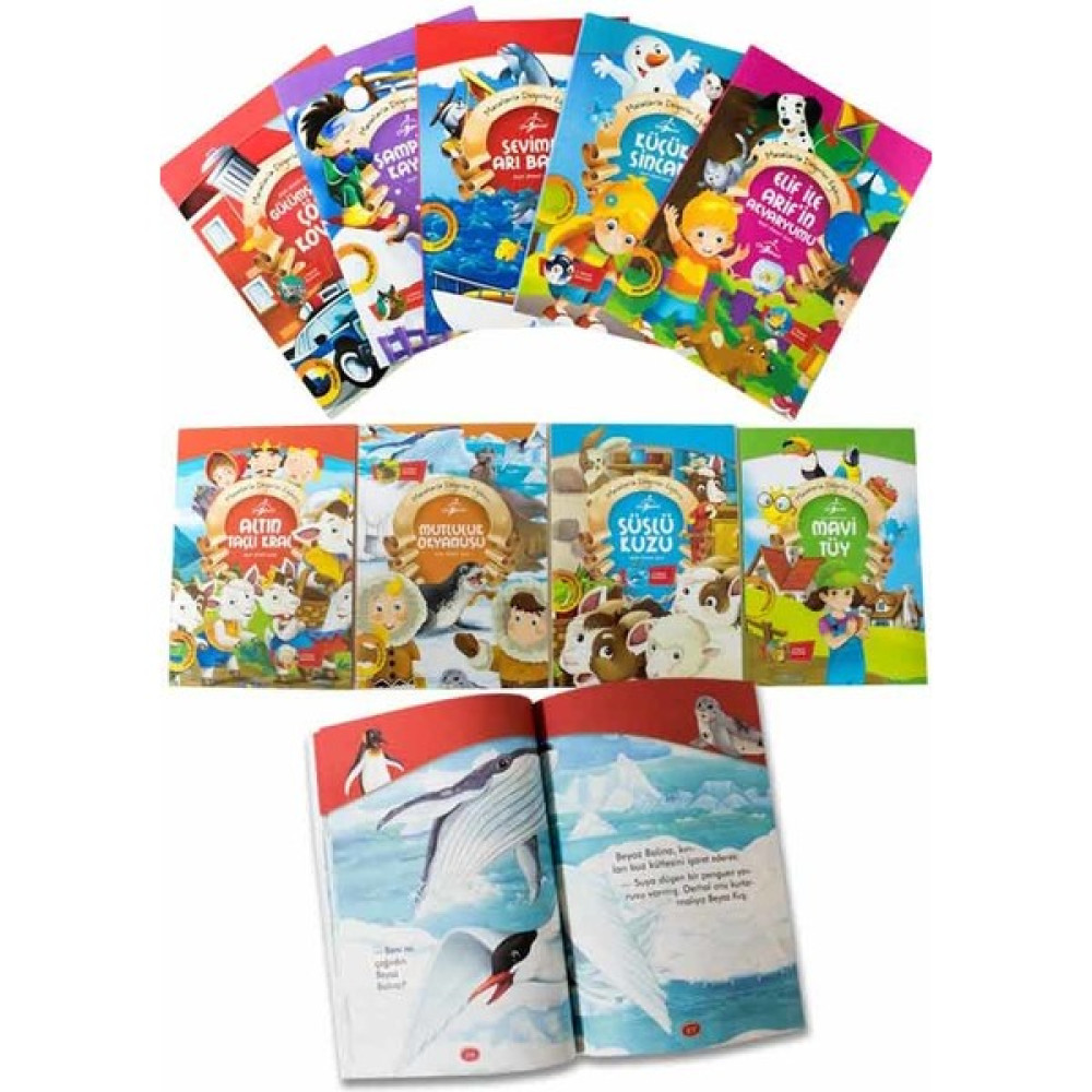 Çocuk Gezegeni Masallarla Değerler Eğitimi Serisi - 10 Kitap Çocuk Öykü Fiyatı
