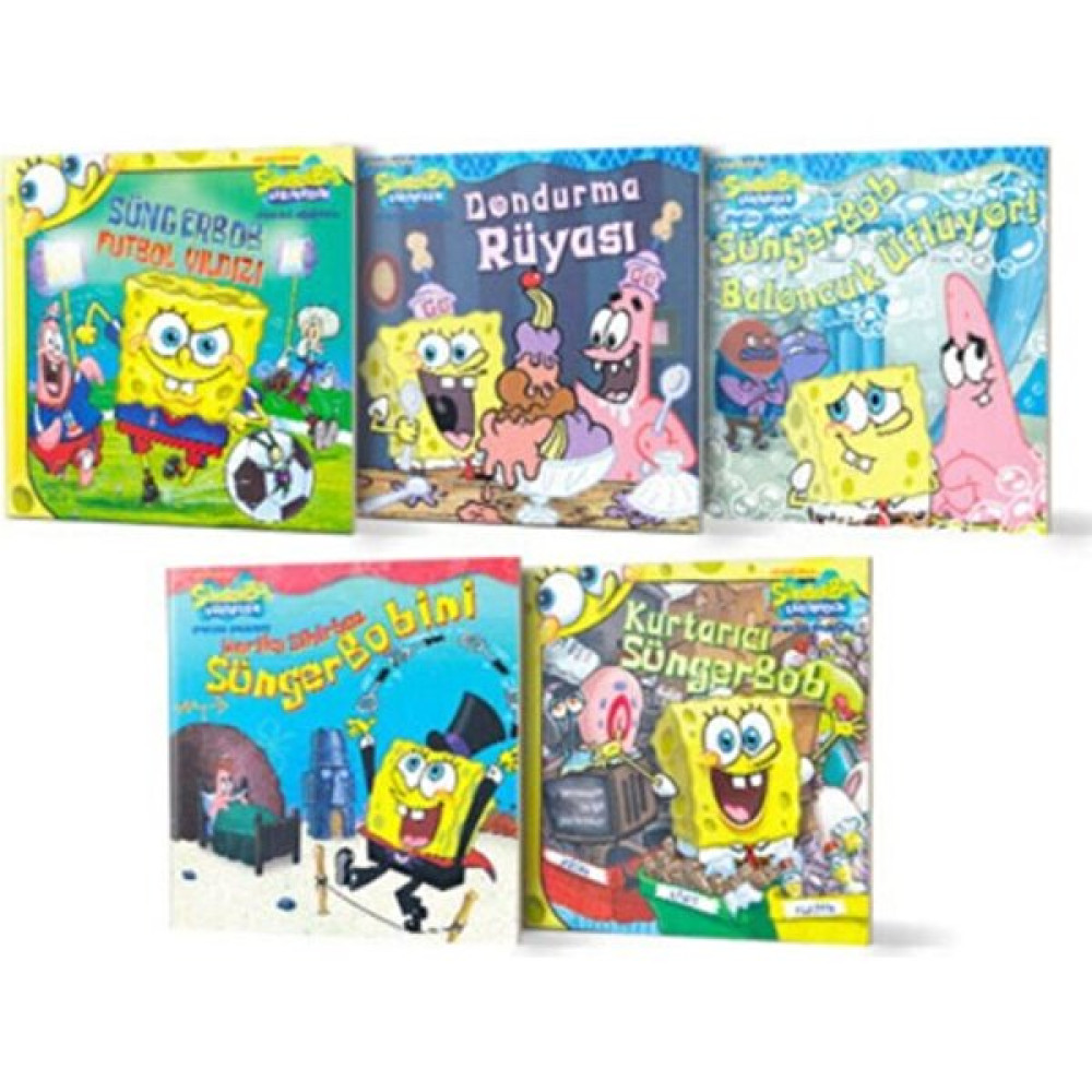 Çocuk Gezegeni Süngerbob Hikaye Seti 5 Kitap Zeka Geliştirici Kitaplar Fiyatı