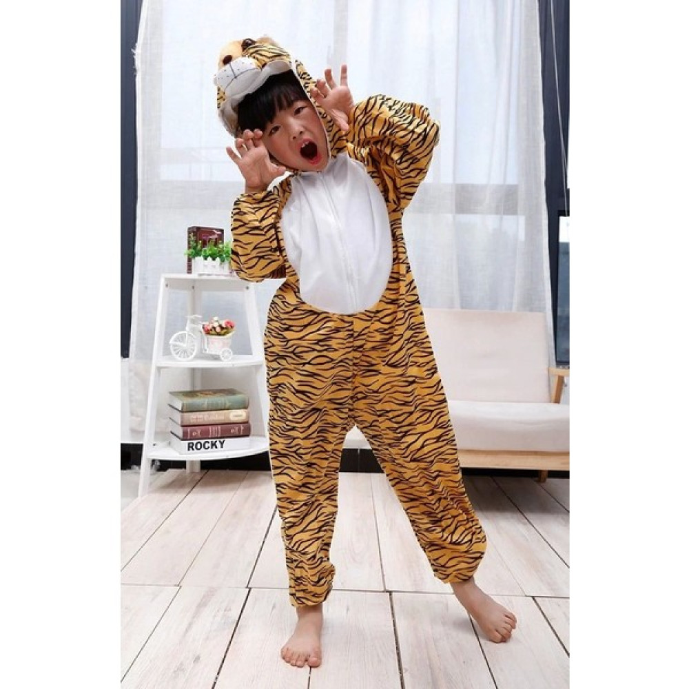 Çocuk Kaplan Kostumu - Aslan Kostümü 2-3 Yaş 80 cm - Renkli - Standart Oto Boyaları Fiyatı