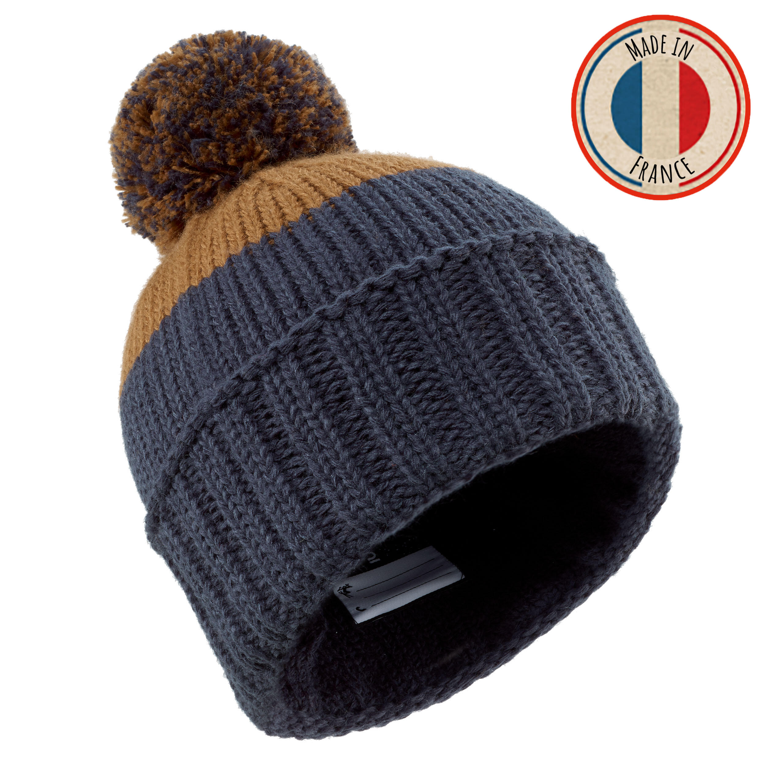 Çocuk Kayak Beresi - Kahverengi/Mavi - Grand Nord 500 Bere & Kep (Outdoor) Fiyatı