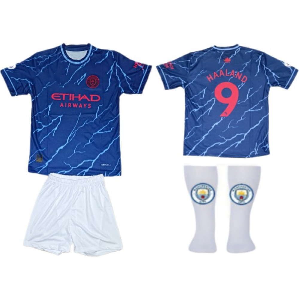 Çocuk Manchester City Haaland Forma Şort Çoraplı Set Futbol Malzemeleri Fiyatı