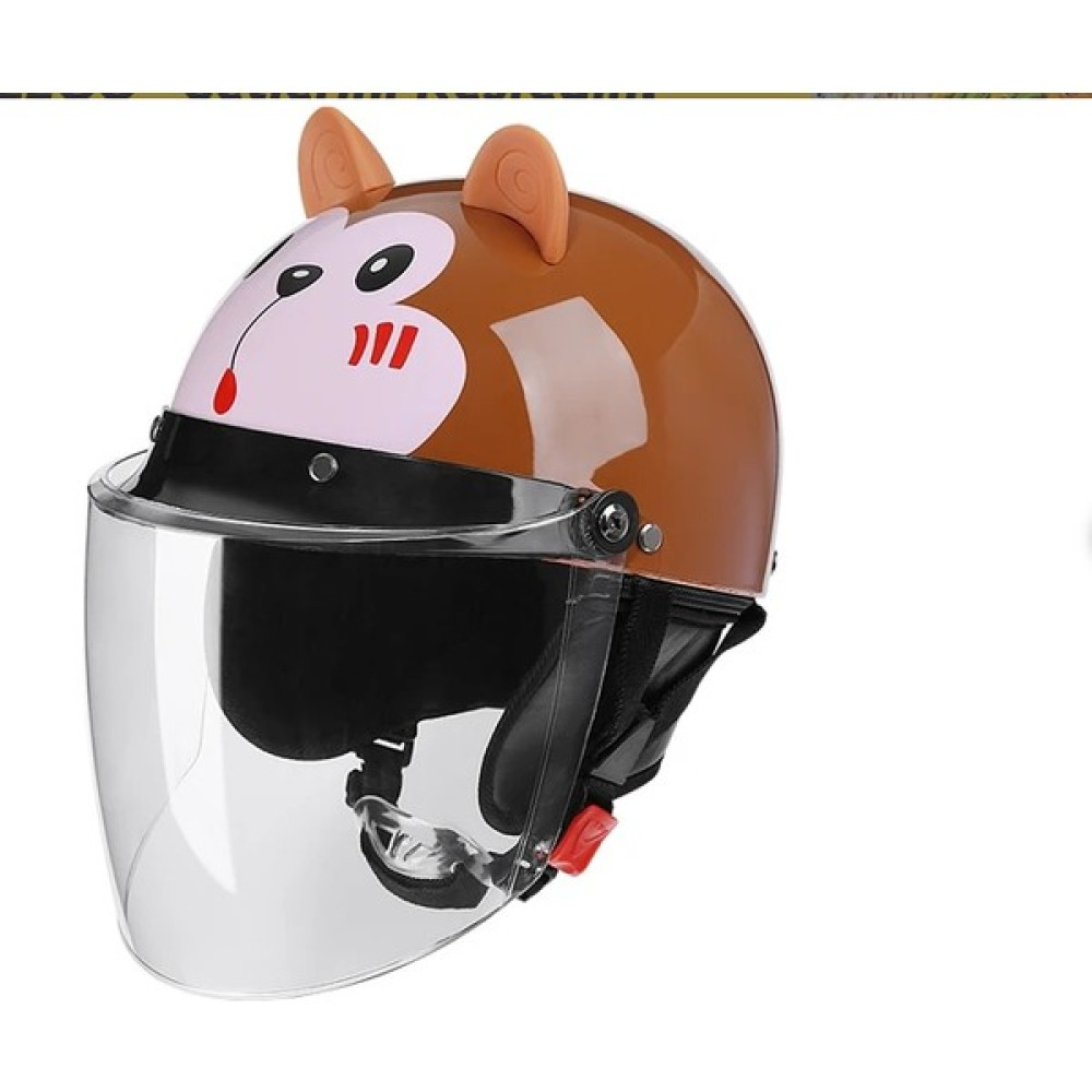 Çocuk Motosiklet Sürme Kaskı(Yurt Dışından) - Kahverengi - 46 - 52 cm Motorsiklet Kaskları Fiyatı