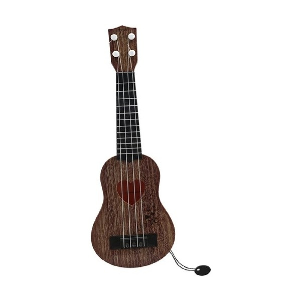 Çocuk Ukulele Gitar Oyuncak 4 Dizeleri Erken Eğitimsel 38 x 12.5 Cm. (Yurt Dışından) - Kahverengi Eğitici Oyuncak Fiyatı