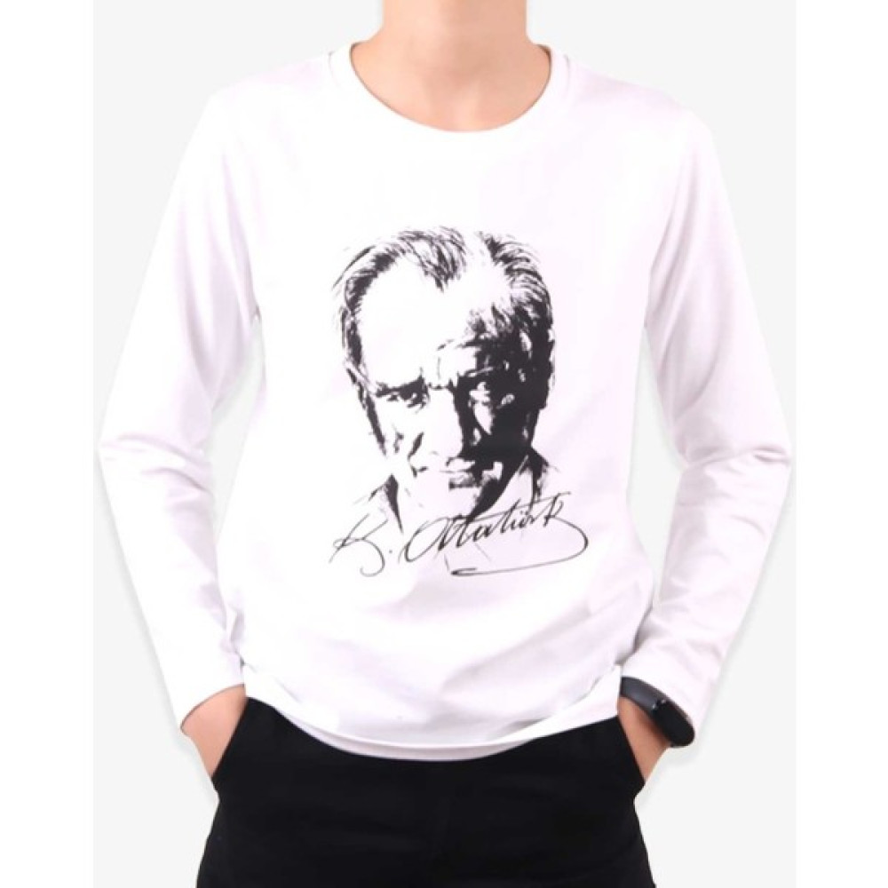 Çocuk Uzun Kollu Atatürk Sweet Badi Tişört Erkek Çocuk Sweatshirt Fiyatı