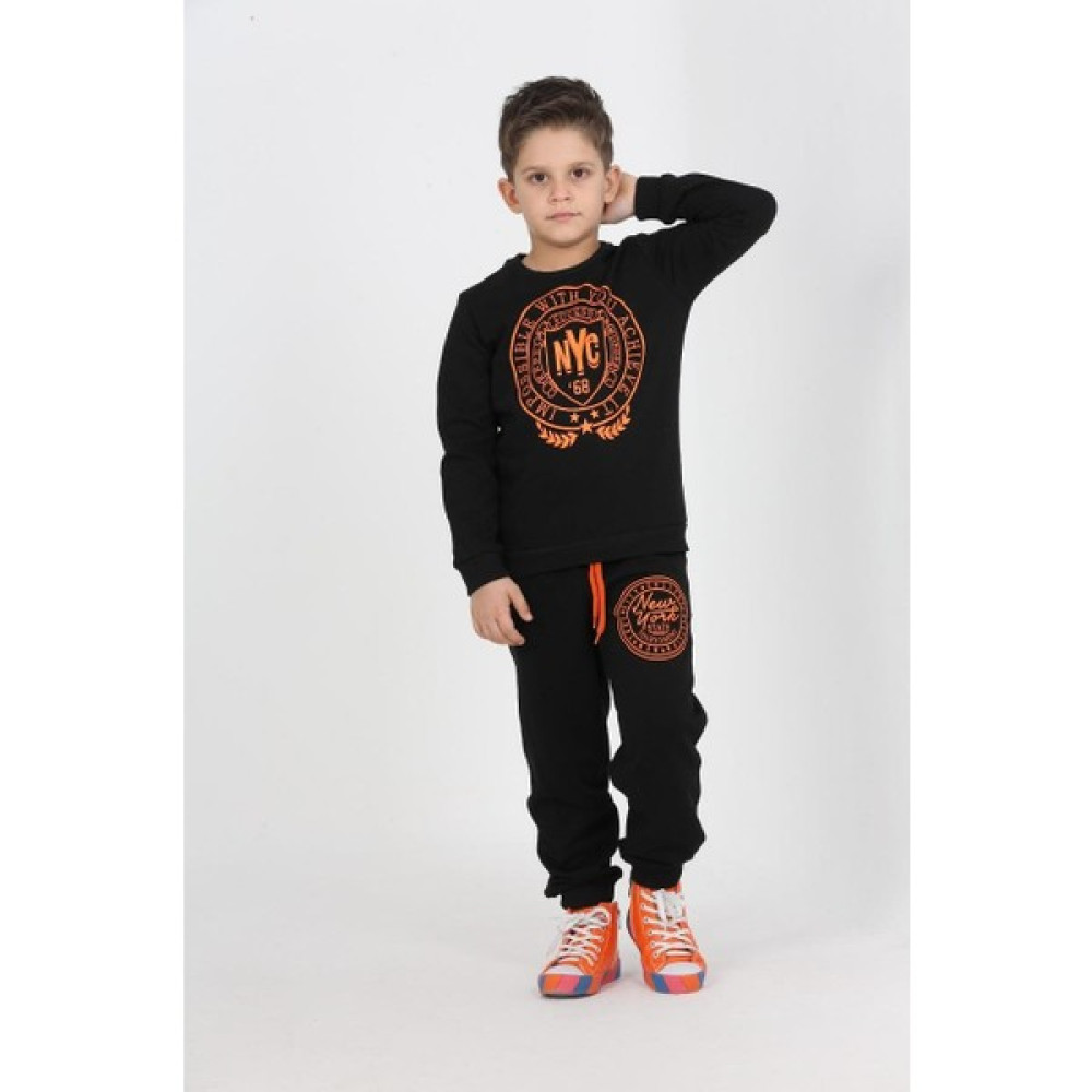 Çocuk Yolu Kids Çocukyolukids Tourment Siyah Erkek Eşofman Takım A1111141214001 Erkek Çocuk Eşofman Fiyatı