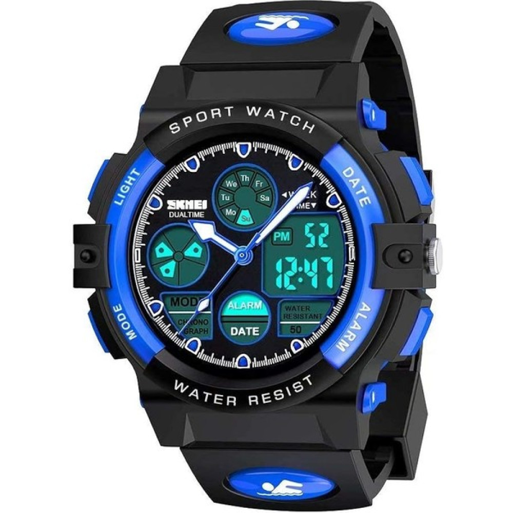 Çocuklar Dijital Spor Izle, Erkek Kız Su Geçirmez Spor Açık Saatler Çocuk Rahat Elektronik Analog Kuvars Bilek Saatleri Alarm Kronometre ile (Yurt ... Kol Saatleri Fiyatı