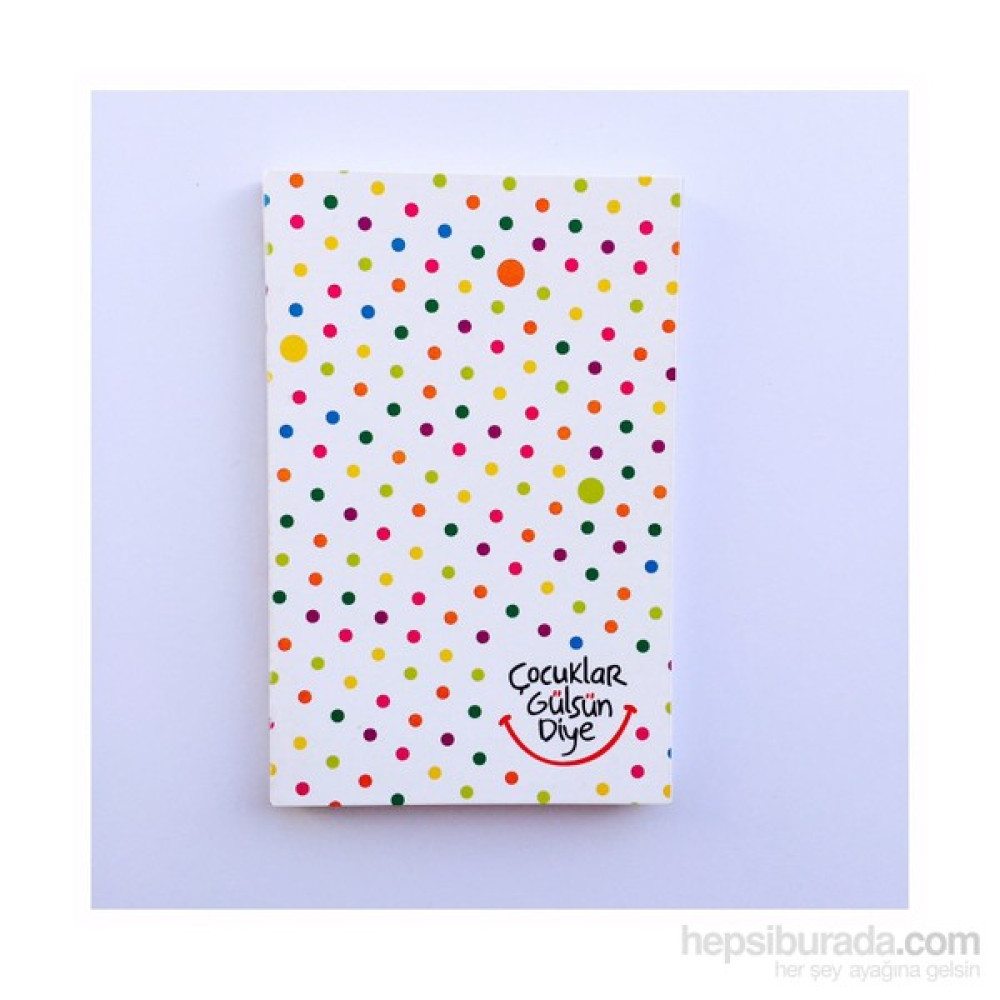 Çocuklar Gülsün Diye Çizgisiz Puantiyeli Defter 9 x 14 Defter Fiyatı