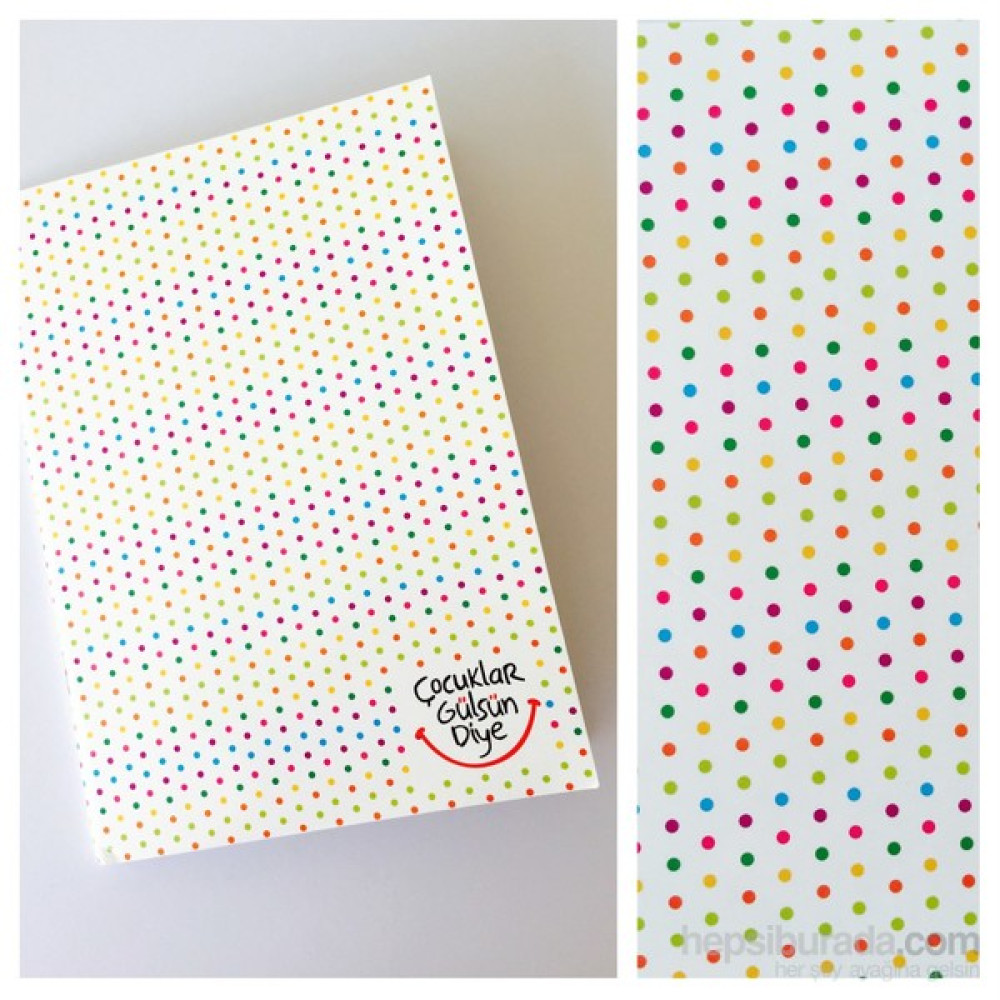 Çocuklar Gülsün Diye Kareli A5 Defter - Okul Defteri Defter Fiyatı